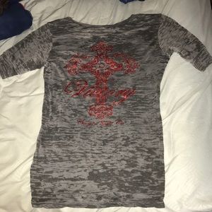 Cowgirl Tuff “Victory” grey burn out